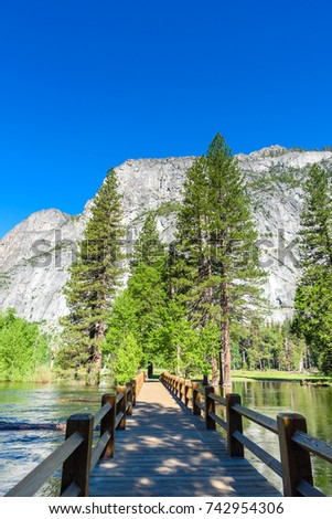 Merced River in Yosemite National Park - California, USA