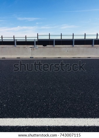 Italian Asphalt Highway - Section Detail (Pesaro, Italy)