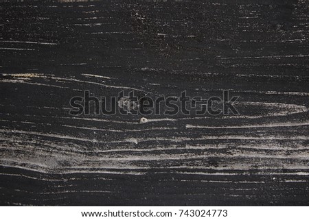 Wooden texture with black paint. Background photo.