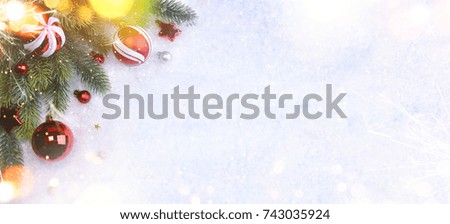 Christmas and New Year holiday background 