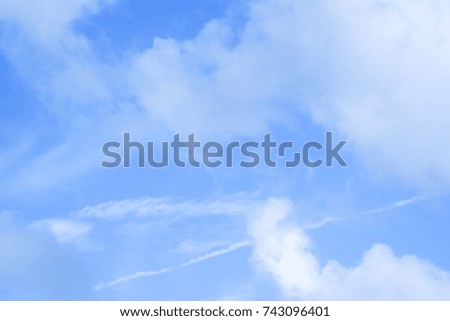 blue sky with cloud for background nature and relax