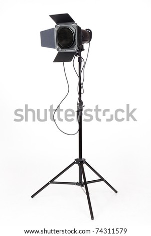 Photo-studio with lighting equipment