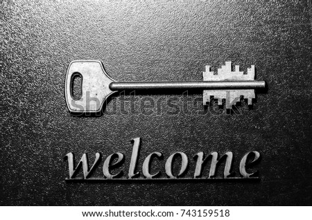 key, welcome