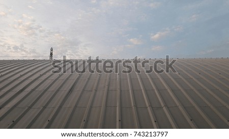 building roof and sky
