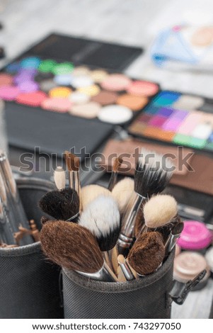 makeup artist's set