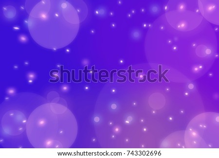 Abstract bokeh light Christmas and happy new year theme background.