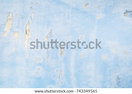 Old blue wall texture background 