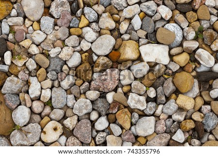 good, background image of pebbles on the beach, close-up