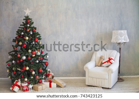 Christmas decor for Christmas with gifts