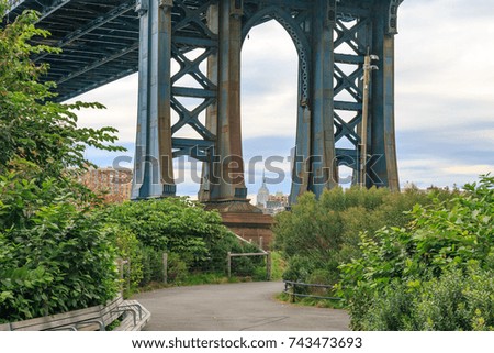 Underneath Manhattan Bridge