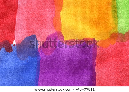watercolor colorful art stroke design