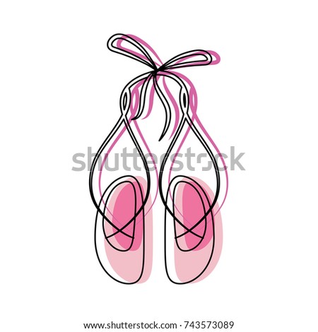 ballet shoes icon