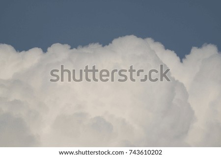 Cloud formation.