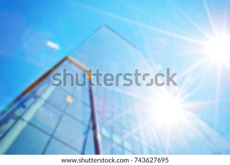 Blur office building with background