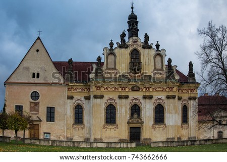 Church of the Holy Three Kings and the Chapel of St. Anne, Mnichovo Hradiste, Czech Republic