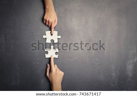 Matching pieces
 Royalty-Free Stock Photo #743671417