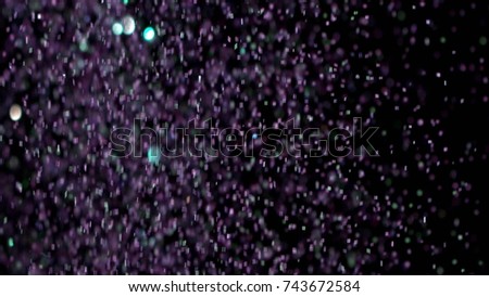 With the use of Realistic Glitter Exploding on Black Background. These clips are perfect for visual effects, compositing, and motion graphics. Use blending mode (screen).