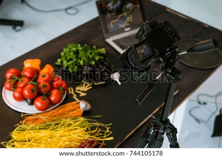 food photography photo studio art blog advertisment concept