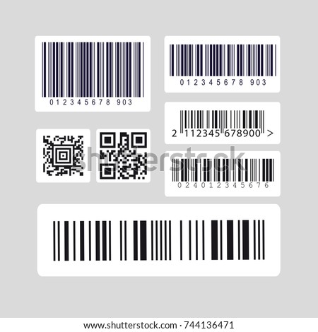 Barcode label set sticker