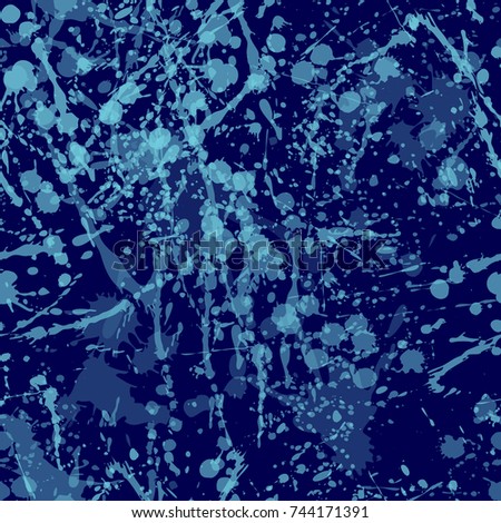 Abstract snowstorm seamless pattern  background, vector illustration clip-art