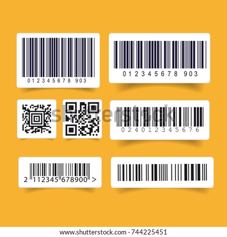 Barcode label set sticker