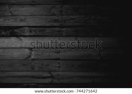 Black wood. Timber texture. Background