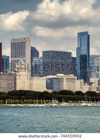 Chicago Skyline Buildings - Chicago, Illinois, USA