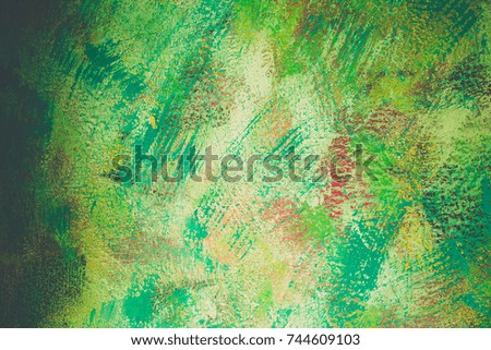 Abstract space for hand-painted acrylic background.