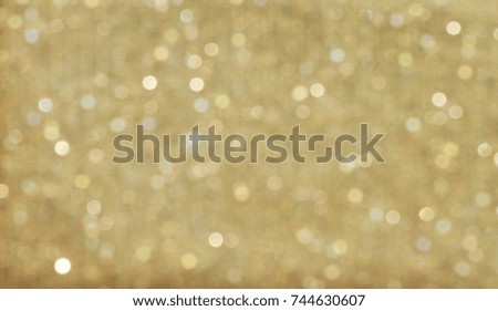 Silver and gold  defocus bokeh lights background. Colorful circles of light abstract. Multicolored Abstract blurred background. Soft lights Christmas postcard background