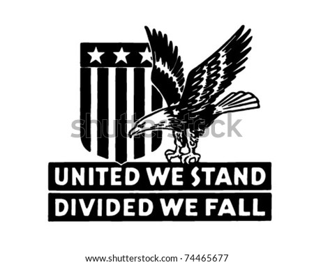 United We Stand 2 - Retro Ad Art Banner