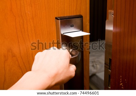Open keycard door