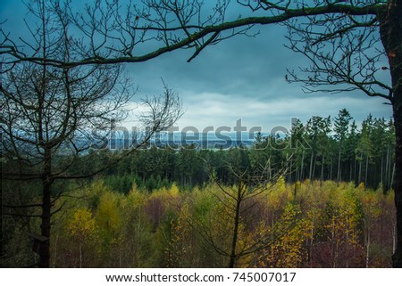 View at Jizerske Hory, Czech Republic, Europe
