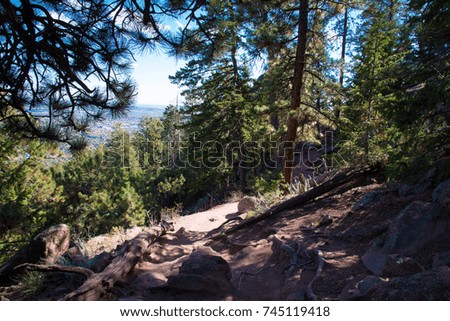 Hiking trail in Boulder, Colorado