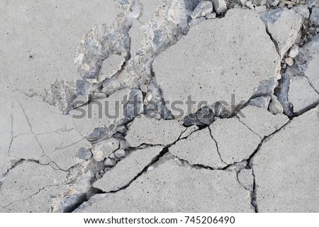 Cracked cement background