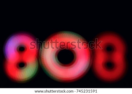 Abstract Light Bokeh Background, Abstract blurred light element that can be used for cover decoration or background, Background screen technology LED modern and beautiful.