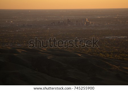 From the summit of Mount Morrison, a view of Green Mountain all the way past Denver International Airport.