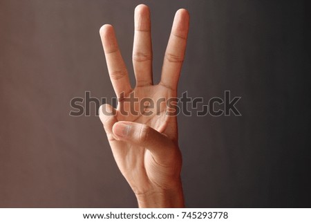 Deaf hand code