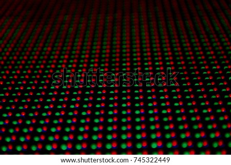 Abstract grren and red digital monitor