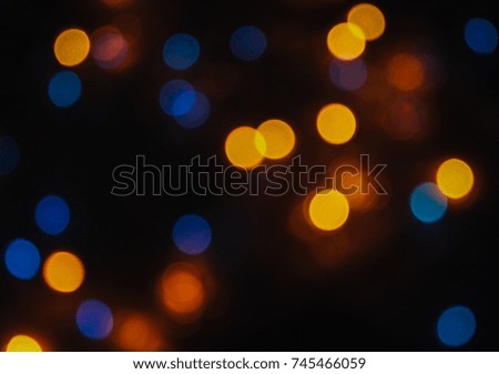 Christmas blur light bokeh abstract background in vintage concept