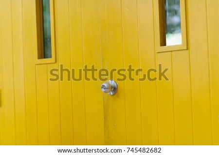handle door wood background
