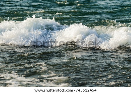 sea waves shore landscape