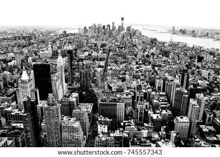 Nwe York City black and white