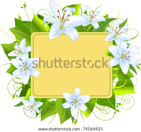 Easter frame, perfect for greeting cards or retail signage