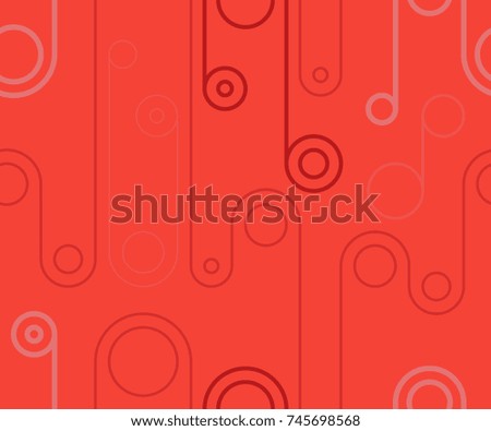 Seamless circles pattern in Red from the Material Design palette