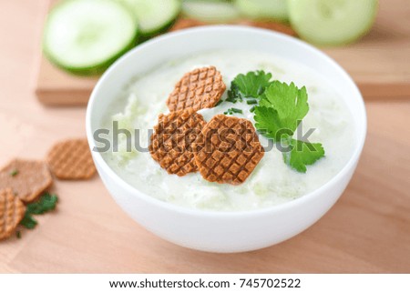 Homemade Vegan Cucumber Soup