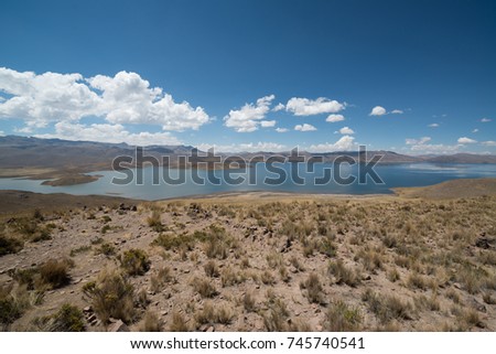 Lagunillas in Puno, Peru, 4413 metres above sea level in Andes