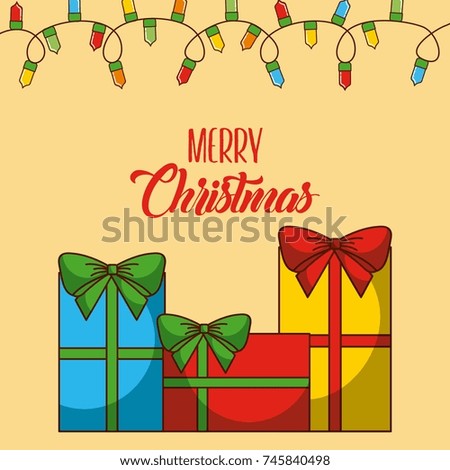 merry christmas card greeting invitation celebration party traditional