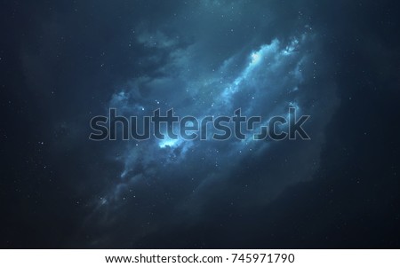 Nebula somewhere in Milky way. Deep space image, science fiction fantasy in high resolution ideal for wallpaper and print. Elements of this image furnished by NASA