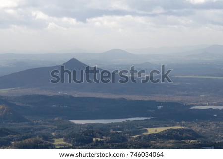 The Jested Mountain near Liberec, Czech Republic, Europe
