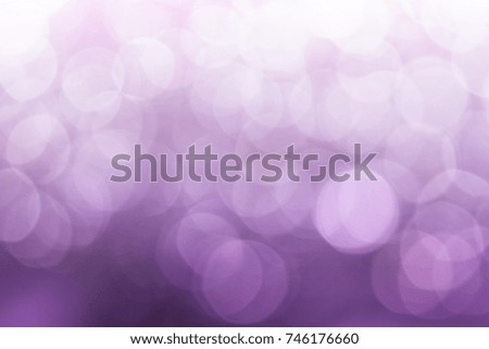 Purple Festive background, Christmas and New Year feast, bokeh background with copy space, Defocused circles bokeh or particles, Template for design